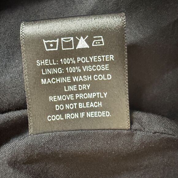 Mixed Women's Multicolor Floral Wrap Maxi Dress Lined Size S Small - Picture 5 of 10